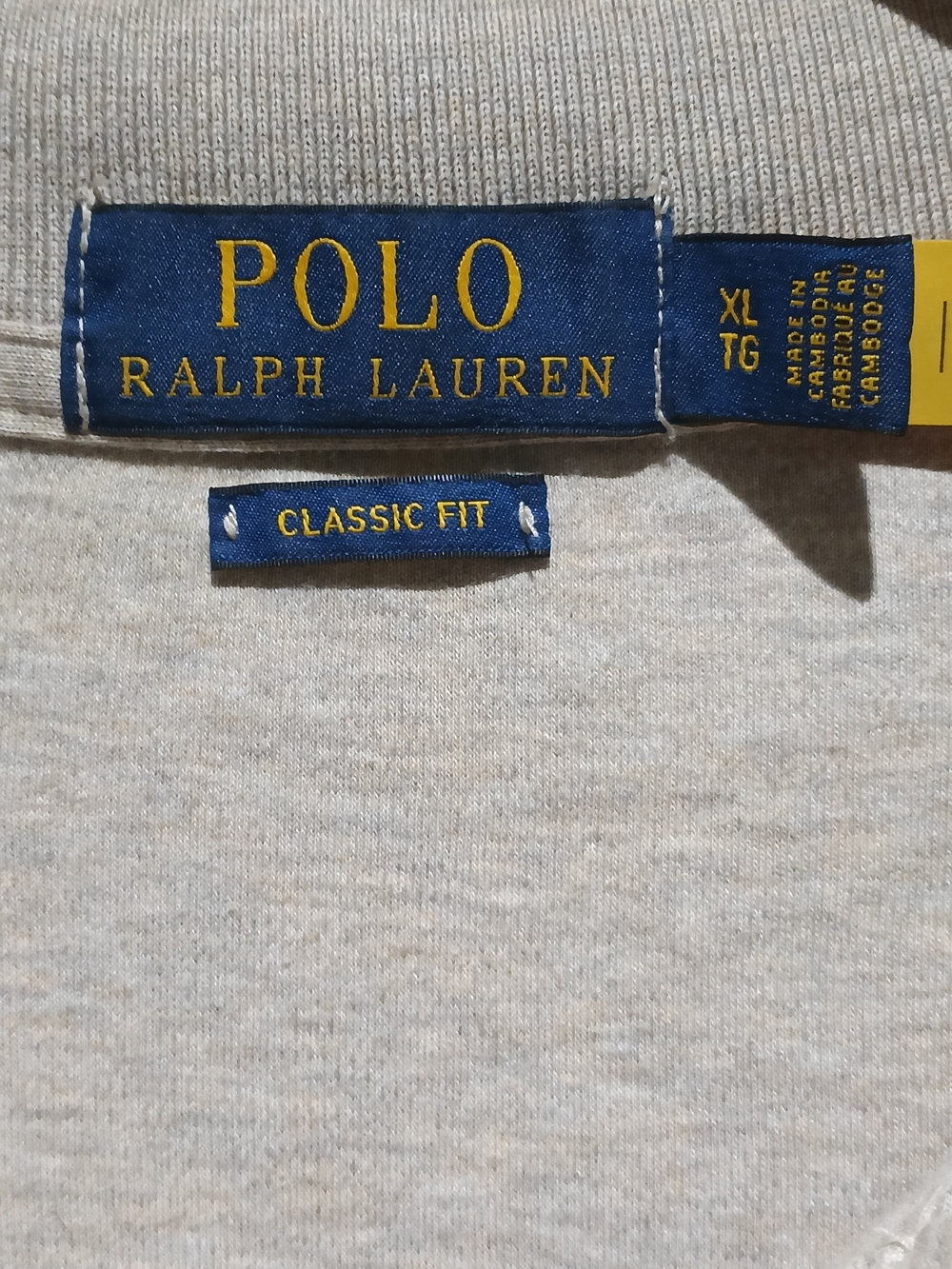 Polo by Ralph Lauren Beige Long-Sleeve Polo with Logo - Picture 3 of 7